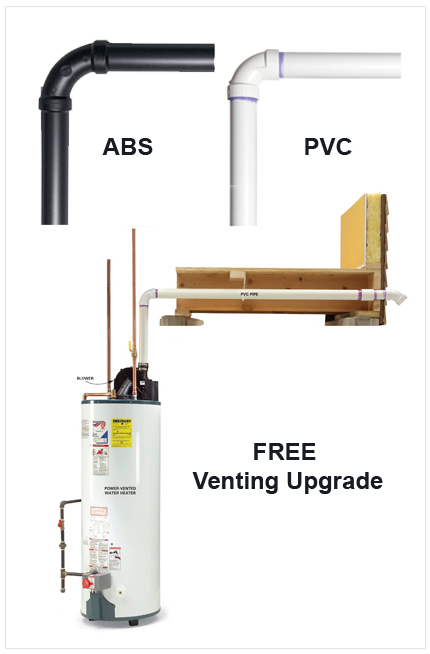 FREE Venting Upgrade for Rental Power Vented Water Heaters-DeMark Home ...