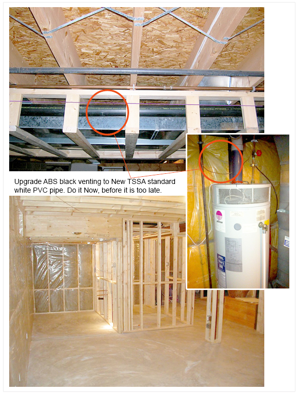 Finishing Your Basement Upgrade Hot Water Heater Venting Demark