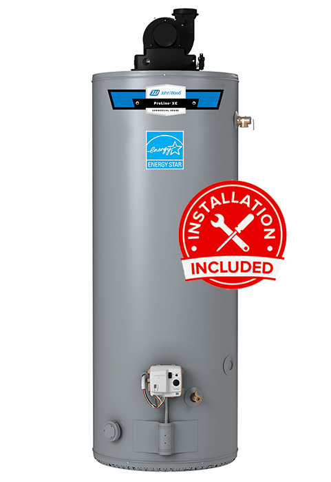 John Wood Power Vent Water Heater – JWPV40N