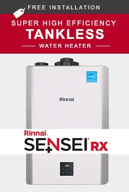 Tankless-rent-to-own Rinnai RX DeMark Home Ontario