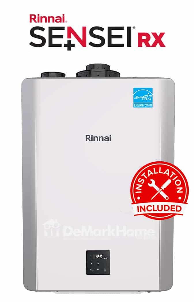 Rinnai RX199IN tankless water heater SENSEI Installed