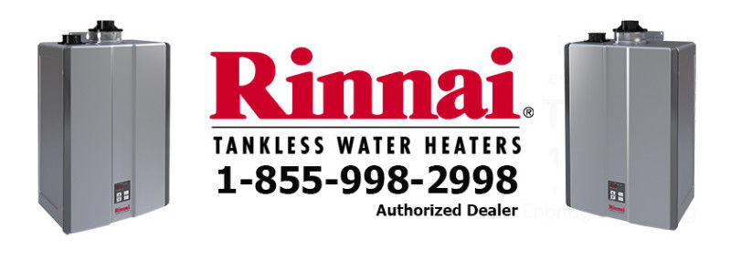 Rinnai tankless water heaters rental